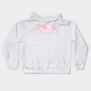 Pink Axolotl Kids Hoodie